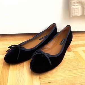 Margaux Blue flats shoes